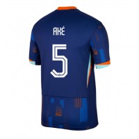 Dres Holandsko Nathan Ake #5 Preč ME 2024 Krátky Rukáv